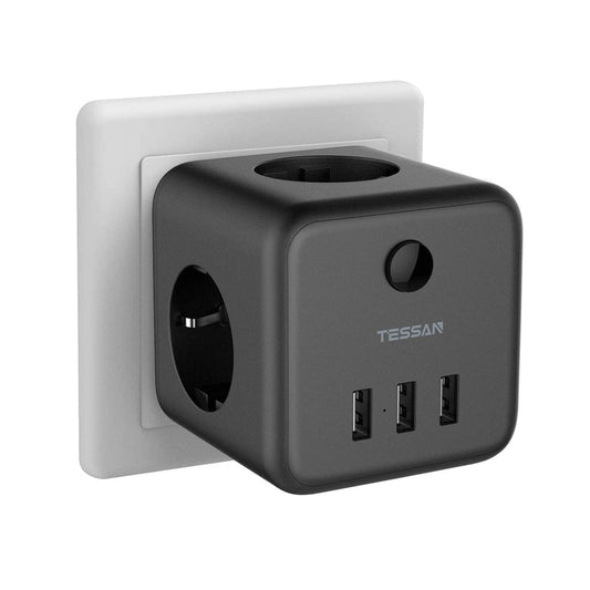 Chargeur multi-ports 7 en 1 - X10 Maroc - Livraison gratuite - Noir