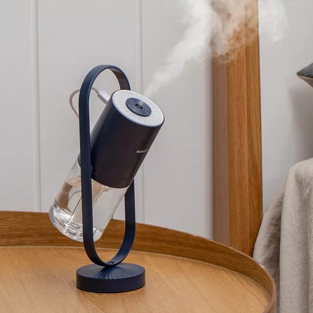 Humidificateur d’air – Purificateur d’air à ions négatifs - X10 Maroc - Livraison gratuite - Noir