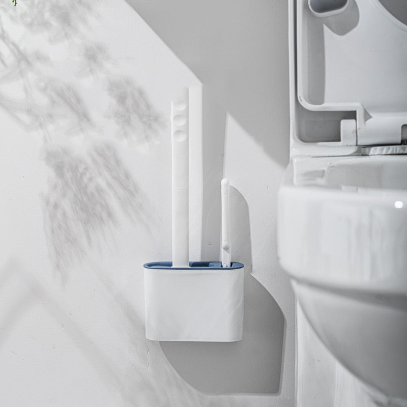 Brosse de Toilette en Silicone TPR - X10 Maroc - Livraison gratuite -