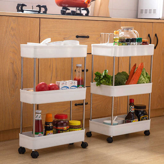 Panier de rangement à roulettes pour les espaces étroits - X10 Maroc - Livraison gratuite -