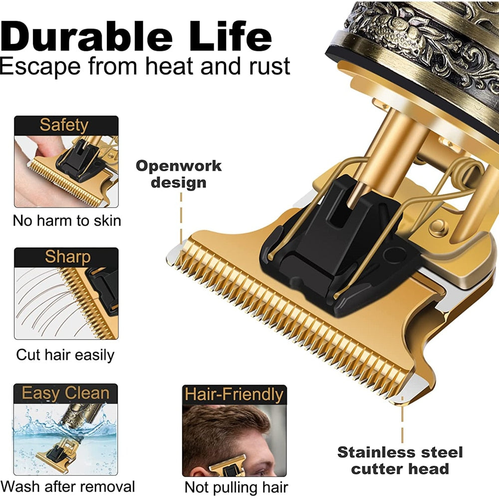 Tondeuse professionnelle de haute qualité pour la tête et la barbe - X10 Maroc - Livraison gratuite -