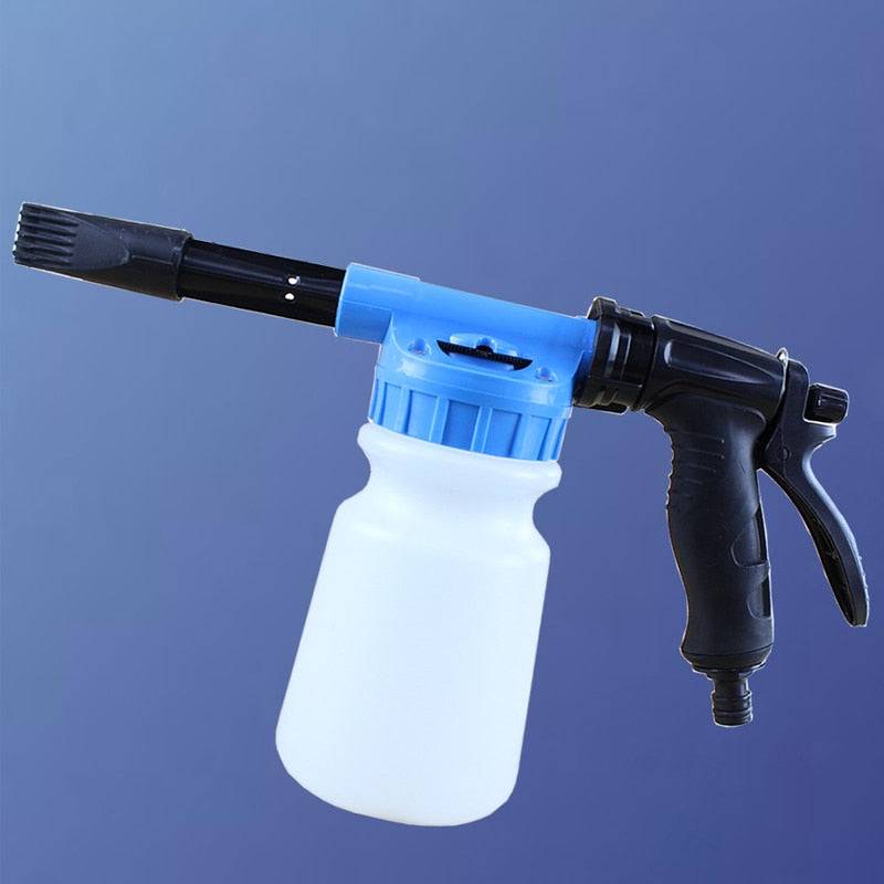 Pistolet à eau haute pression avec bol en mousse de nettoyage de voiture de 1 litre - X10 Maroc - Livraison gratuite -