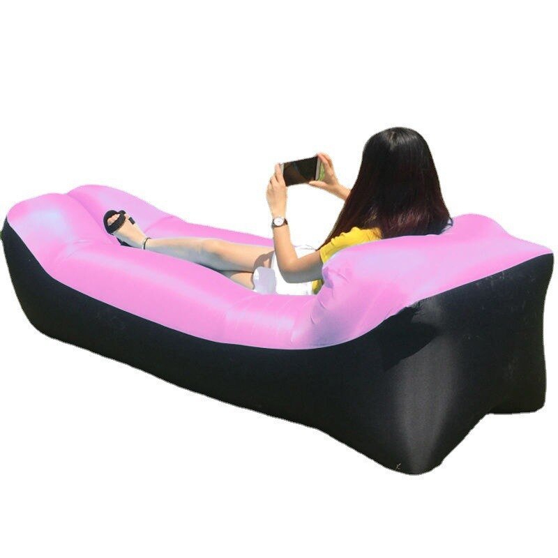 Hamac Canapé gonflable de Camping 3 saisons, sac de couchage ultraléger, lit à Air d'extérieur - X10 Maroc - Livraison gratuite - pink / China