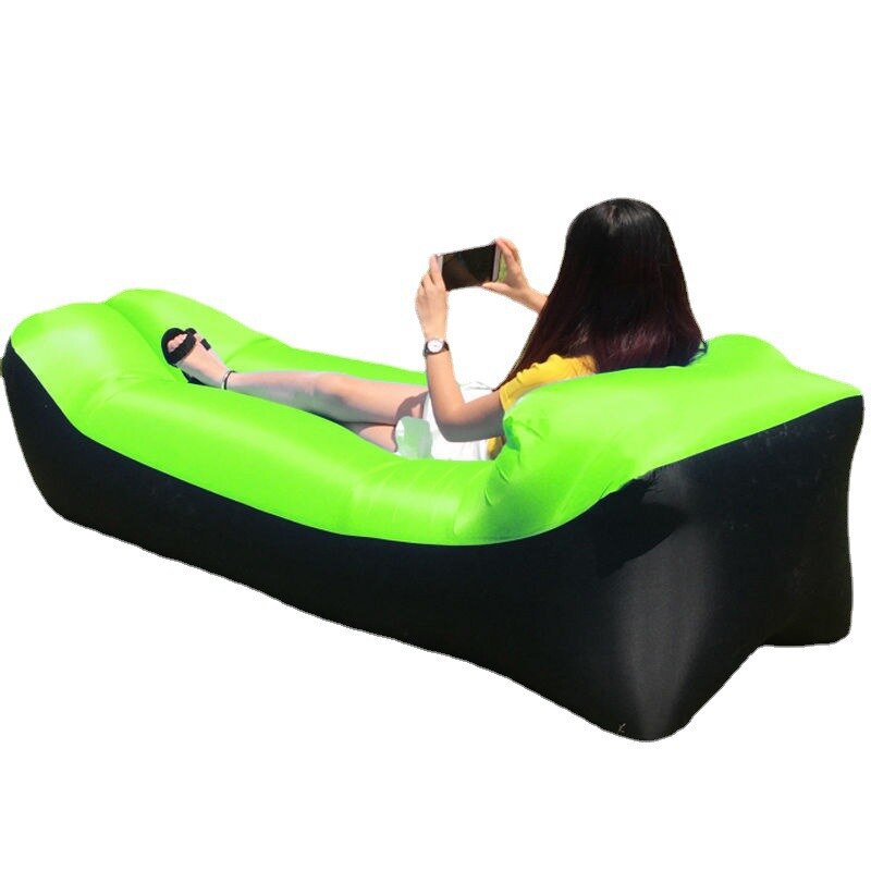 Hamac Canapé gonflable de Camping 3 saisons, sac de couchage ultraléger, lit à Air d'extérieur - X10 Maroc - Livraison gratuite - green / China