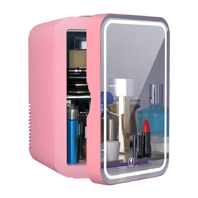 Mini réfrigérateur portable pour le maquillage et les cosmétiques - X10 Maroc - Livraison gratuite - Rose