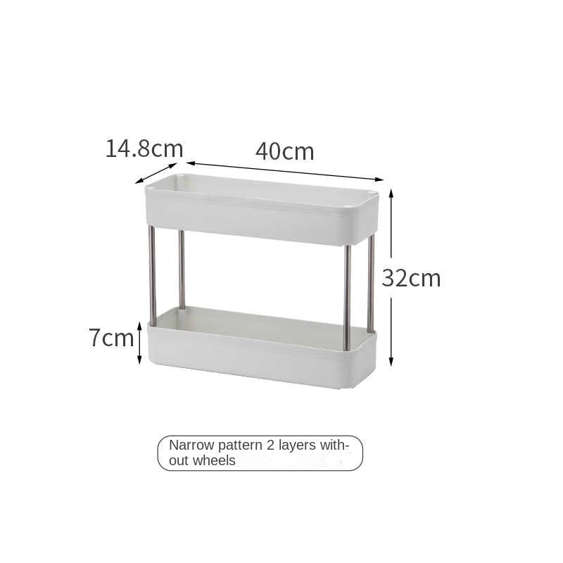 Panier de rangement à roulettes pour les espaces étroits - X10 Maroc - Livraison gratuite -