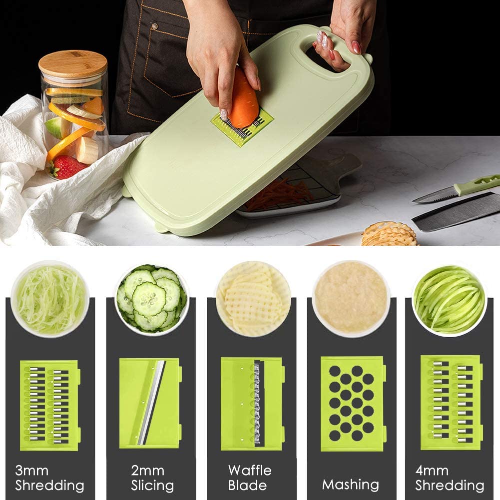Planche à Découper Multifonction Pliante 9 en 1 Coupe-légumes panier de vidange - X10 Maroc - Livraison gratuite -