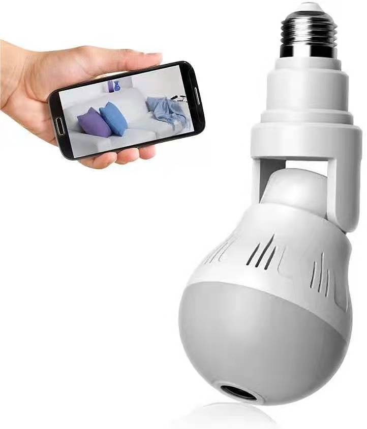 Caméra télécommandée 1080P, caméra ampoule HD wifi sans fil - X10 Maroc - Livraison gratuite - Default Title