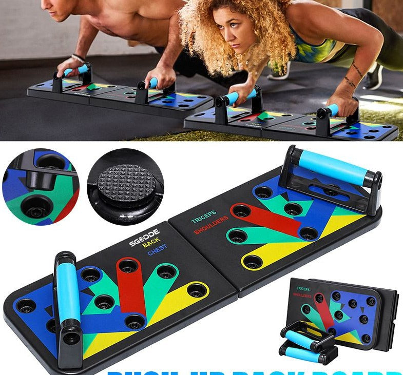Muscle Exercise Support Adjustable 9 with 1 Push Up Board - X10 Maroc - Livraison gratuite -