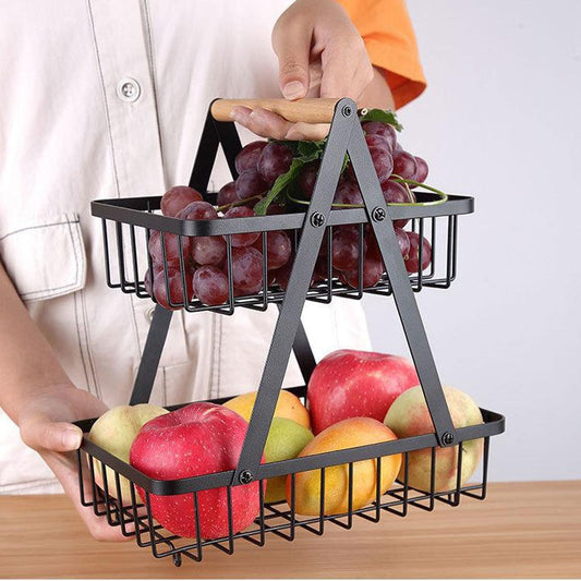 Corbeille de fruits à deux étages
