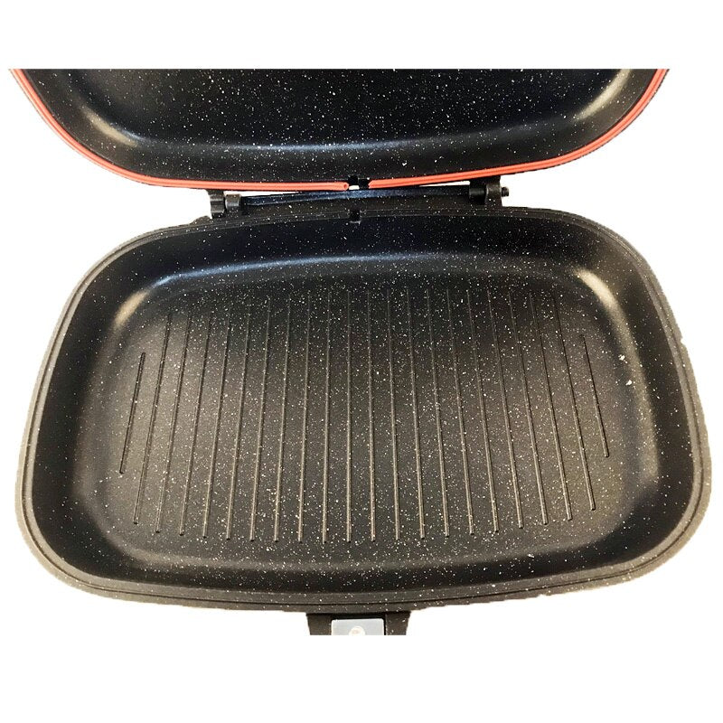Dessini Poêle à Grille Double Face Dessini Antiadhésif 36cm - X10 Maroc - Livraison gratuite -