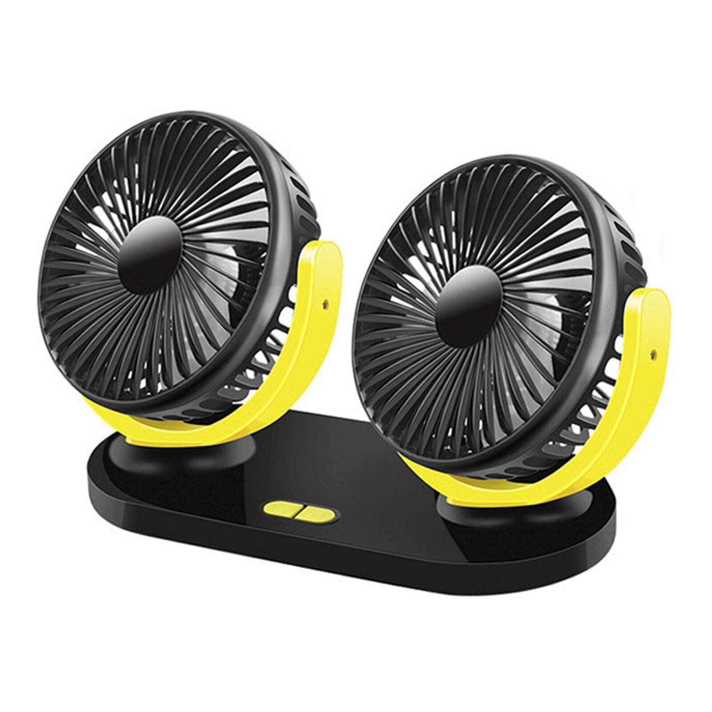 Ventilateur automatique Rotation à 360° 2 vitesses vent faible et fort - X10 Maroc - Livraison gratuite - Noir Jaune