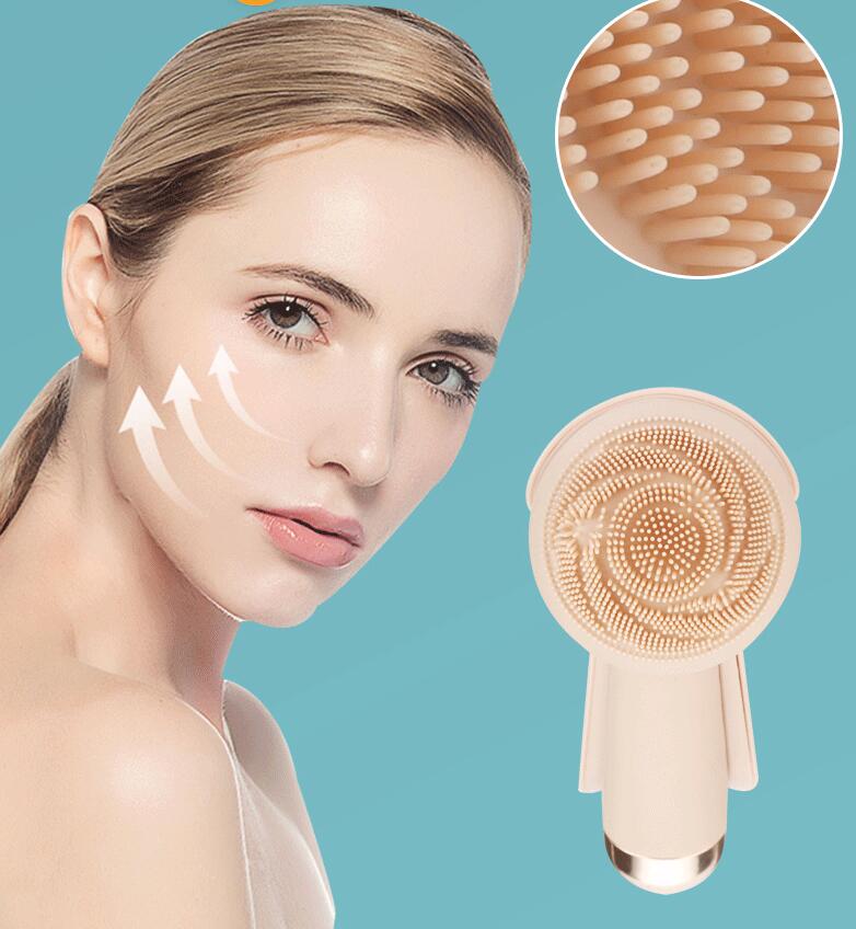 Brosse nettoyante pour le visage en silicone nettoyant pour le visage étanche pour soins de la peau rechargeable - X10 Maroc - Livraison gratuite -