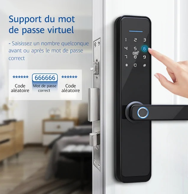 X10-Serrure de porte intelligente - X10 Maroc - Livraison gratuite -
