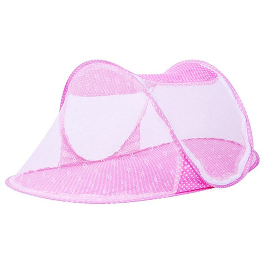 Lit grillagé pour protéger l'enfant des insectes - X10 Maroc - Livraison gratuite - Pink