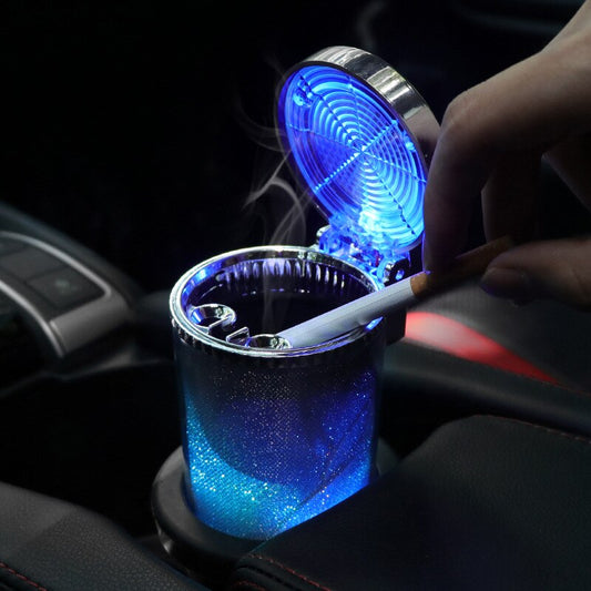Cendrier de voiture coloré avec indicateur LED - X10 Maroc - Livraison gratuite - Default Title