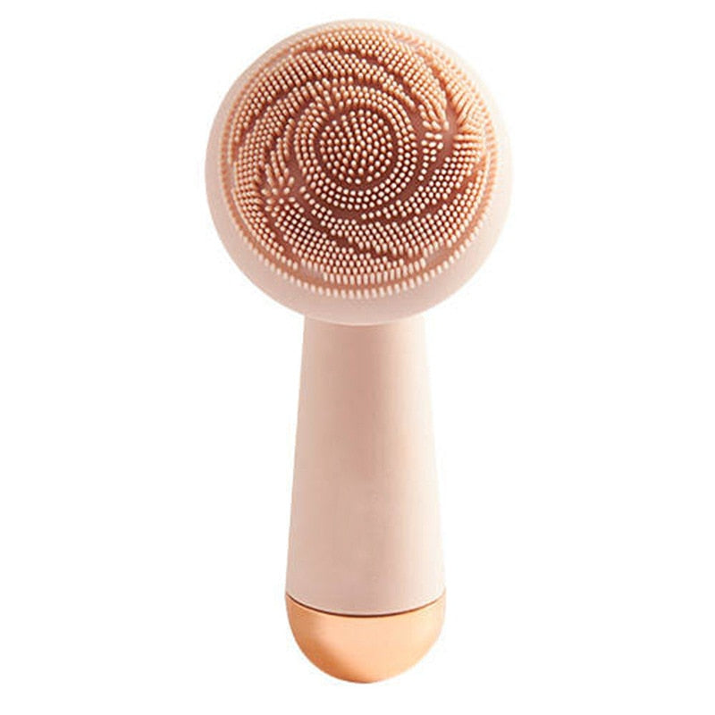 Brosse nettoyante pour le visage en silicone nettoyant pour le visage étanche pour soins de la peau rechargeable - X10 Maroc - Livraison gratuite -