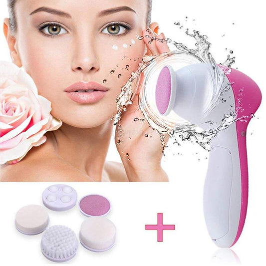 Appareil de Massage et Brosse Pour Visage 5 En 1 - X10 Maroc - Livraison gratuite -