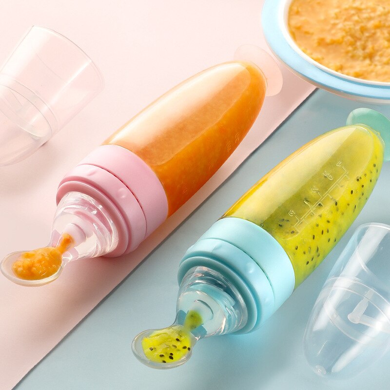 Distributeur d'aliments pour bébé en silicone | Idéal pour les voyages pour les enfants, les garçons et les filles - X10 Maroc - Livraison gratuite -