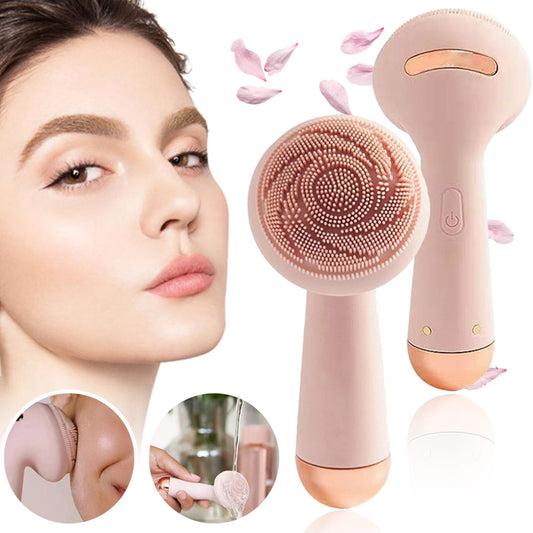 Brosse nettoyante pour le visage en silicone nettoyant pour le visage étanche pour soins de la peau rechargeable - X10 Maroc - Livraison gratuite -