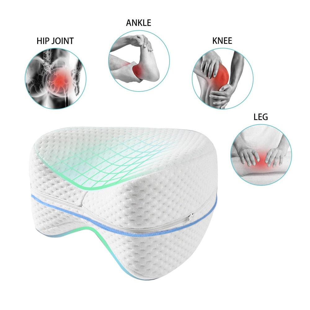 Oreiller de couchage orthopédique Oreiller de soulagement de la douleur de la sciatique de la hanche - X10 Maroc - Livraison gratuite -
