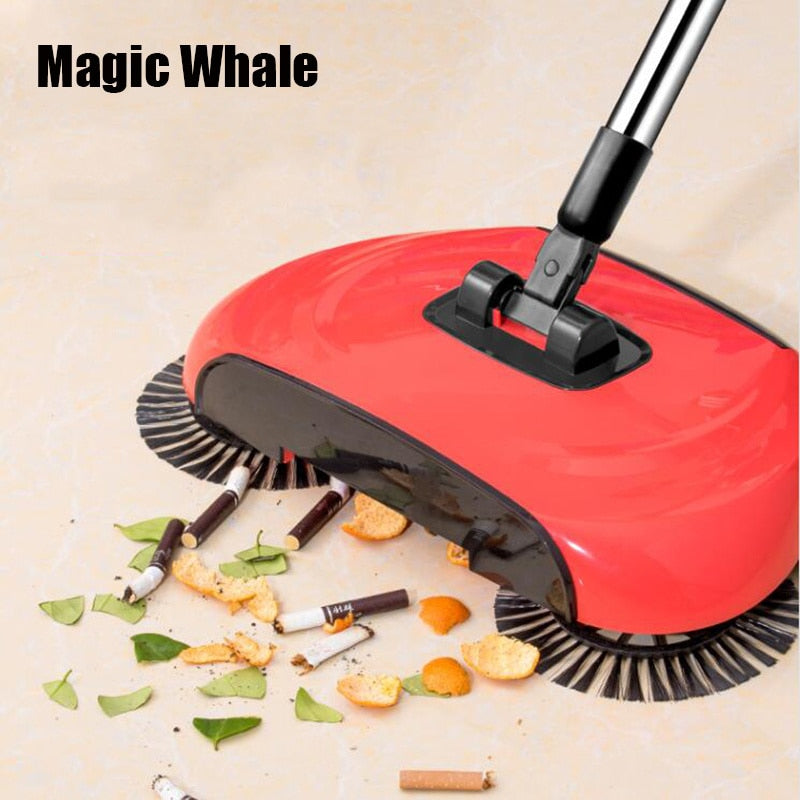 Balai Brosse 360°Magique 3 En 1 - Rouge - X10 Maroc - Livraison gratuite -