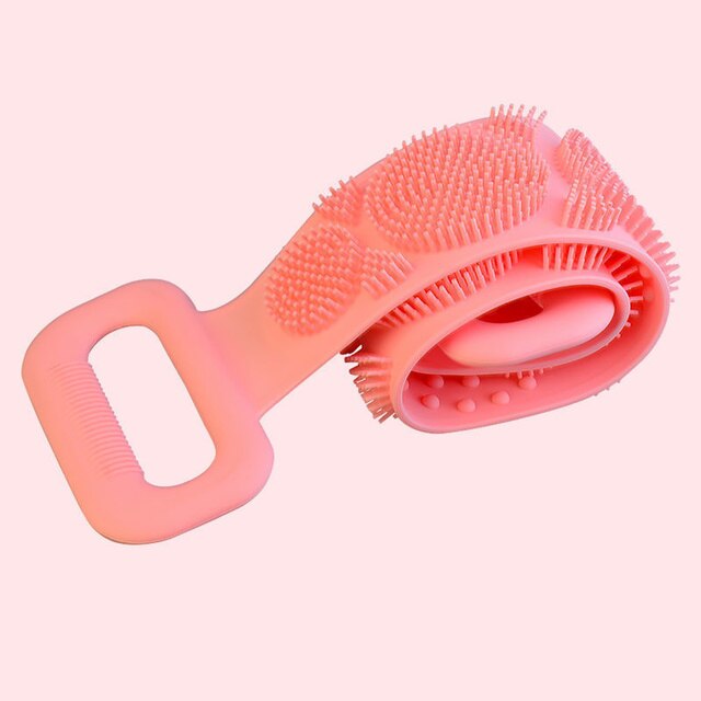 2 brosses de bain en silicone - X10 Maroc - Livraison gratuite - Rose