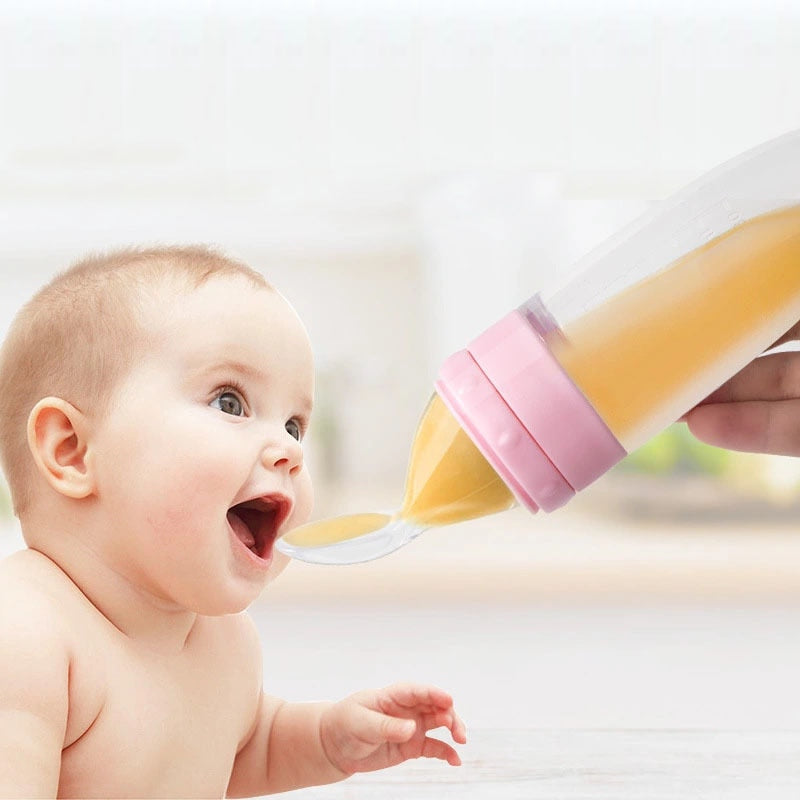 Distributeur d'aliments pour bébé en silicone | Idéal pour les voyages pour les enfants, les garçons et les filles - X10 Maroc - Livraison gratuite -