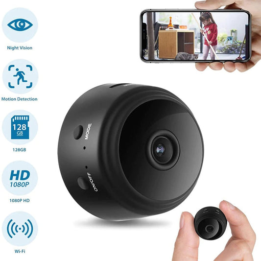 Mini Réveil Caméra Espion WIFI 4K, Vision Nocturne & Détection de Mouvement - X10 Maroc - Livraison gratuite -