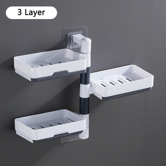 Porte-savon auto-adhésif super résistant - X10 Maroc - Livraison gratuite - Blanc