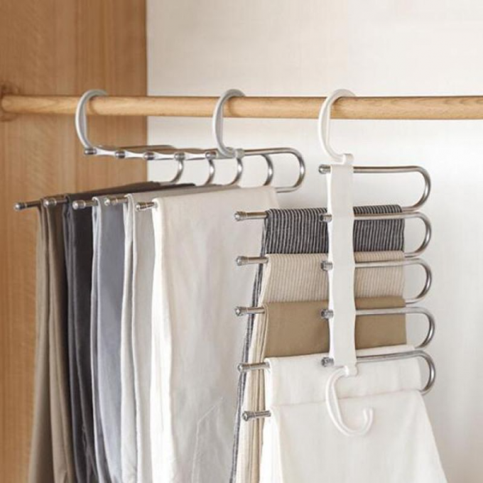Organisateur de pantalons pour hommes et femmes - X10 Maroc - Livraison gratuite - Pack 2 Cintres