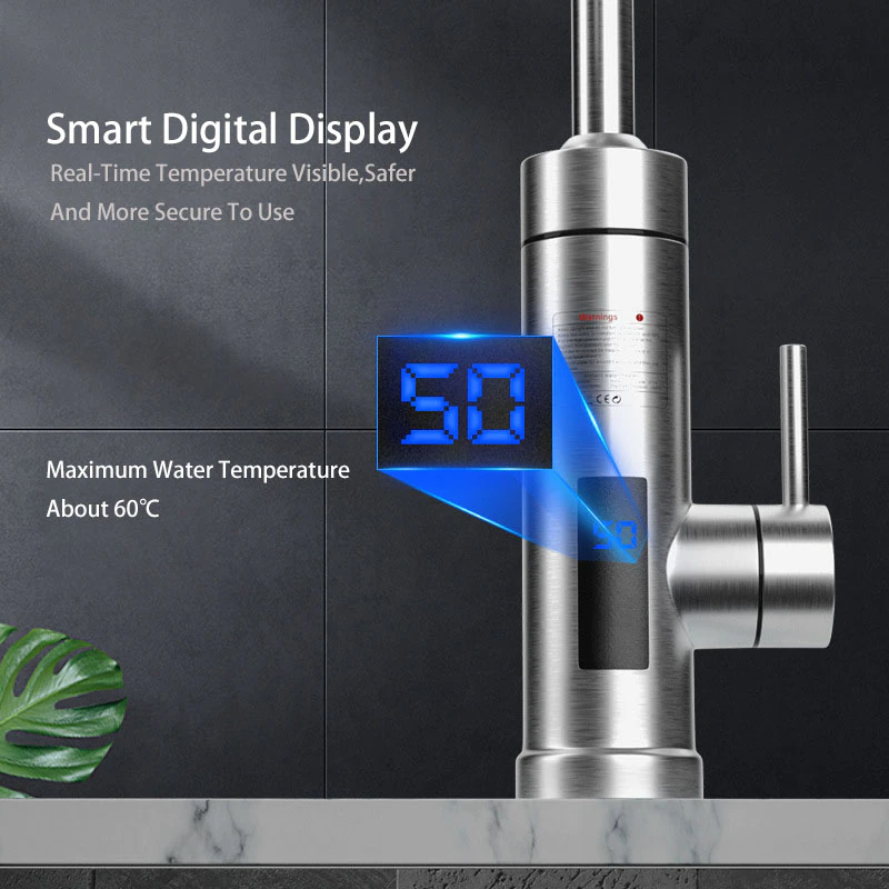 Robinet électrique avec affichage intelligent - X10 Maroc - Livraison gratuite -