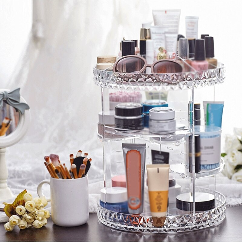 Organisateur de Maquillage, Rotatif 360° - X10 Maroc - Livraison gratuite -