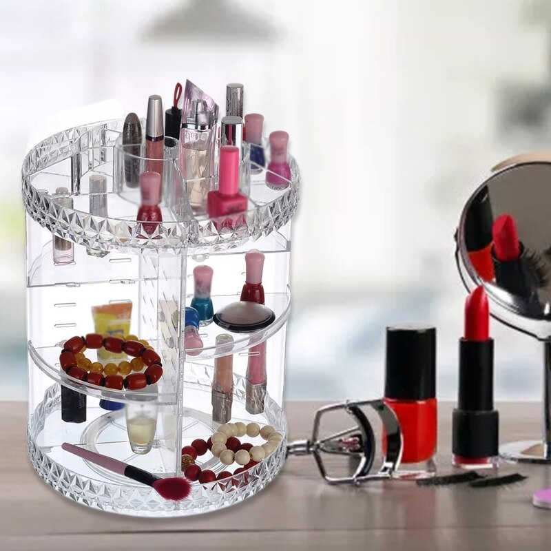 Organisateur de Maquillage, Rotatif 360° - X10 Maroc - Livraison gratuite -