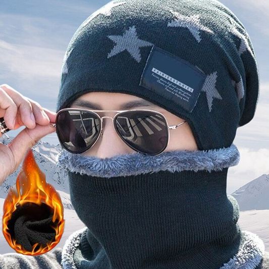 Bonnet et écharpe en coton doux et laine - X10 Maroc - Livraison gratuite -