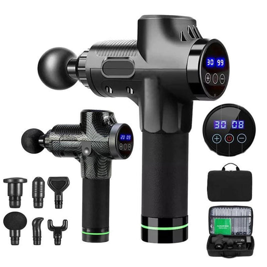 Pistolet De Massage - Appareil De Massage Musculaire - X10 Maroc - Livraison gratuite - Noir