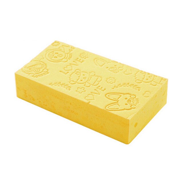 ÉPONGE DE BAIN EXFOLIANTE SUPER DOUCE - X10 Maroc - Livraison gratuite - Jaune