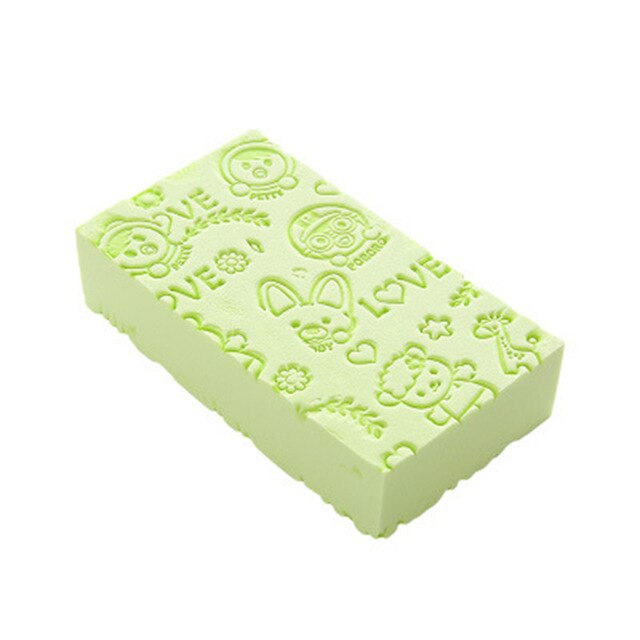 ÉPONGE DE BAIN EXFOLIANTE SUPER DOUCE - X10 Maroc - Livraison gratuite - Vert