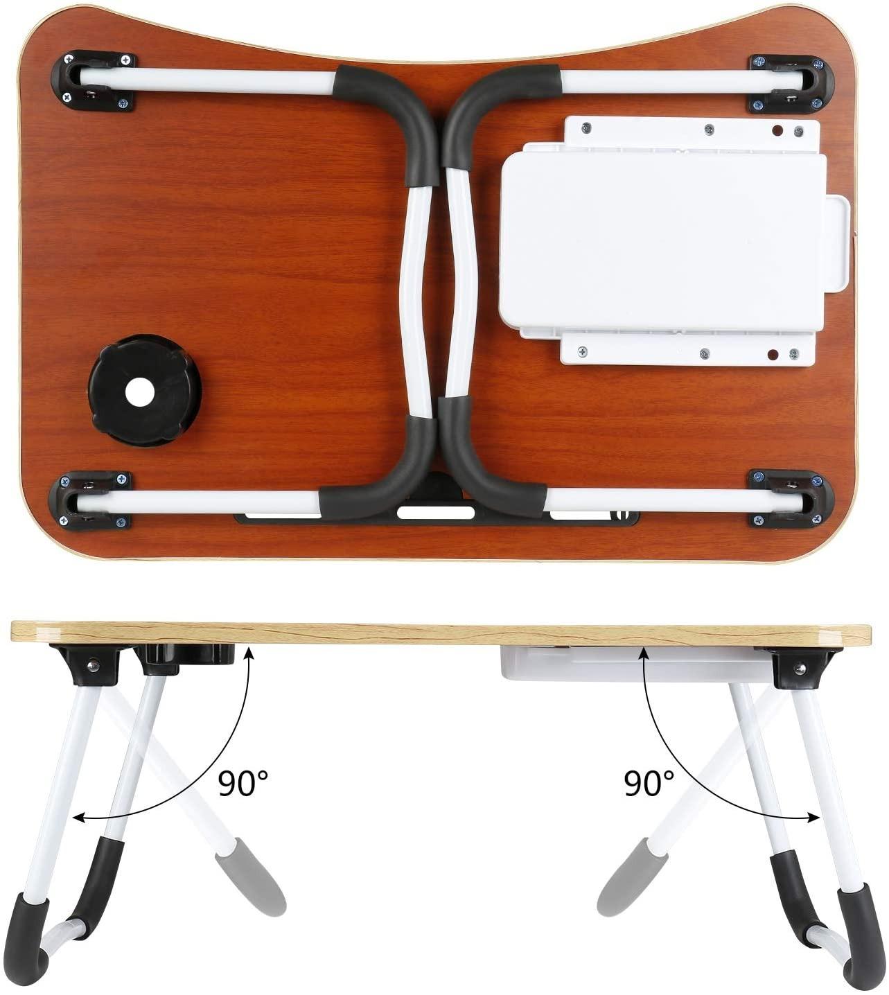 Table d'ordinateur portable et pliable multifonctionnelle