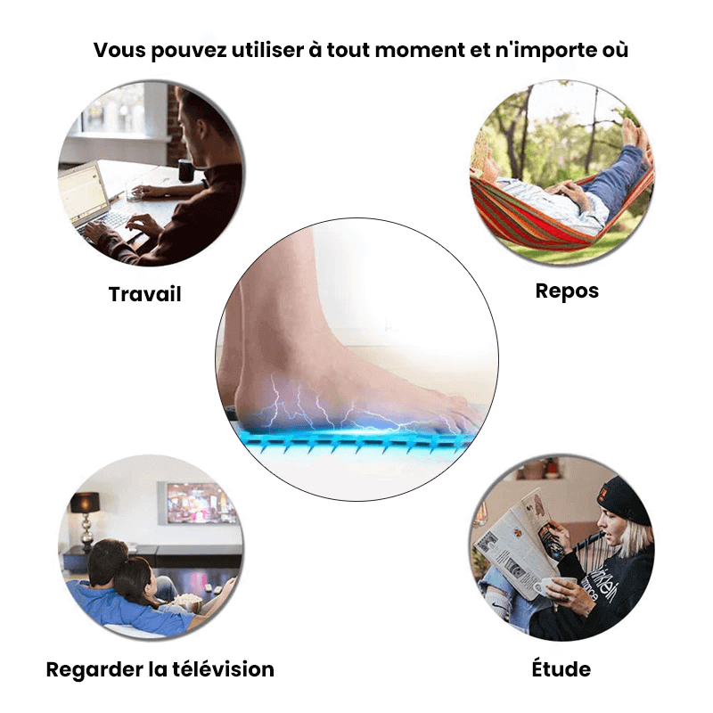 Tapis de massage électrique des pieds - X10 Maroc - Livraison gratuite -