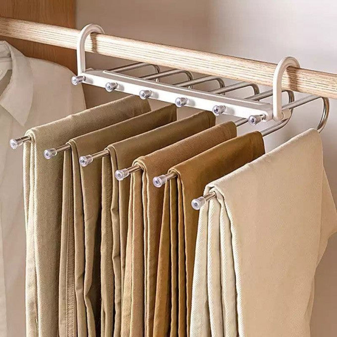 Organisateur de pantalons pour hommes et femmes - X10 Maroc - Livraison gratuite - Pack 1 Cintre